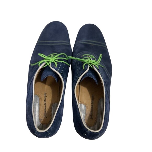 JOHNSTON & MURPHY SUEDE OXFORD FLEX (Retail $140) - Picture 2 of 6